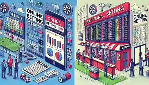 So sánh cược online và cược truyền thống chính xác nhất